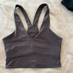 ALO Yoga Brown/Plum Crop Tank